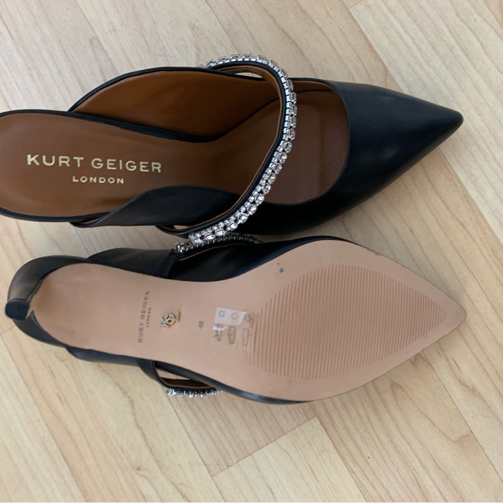 Kurt Geiger Duke Pointed Mule Heel - Picture 3 of 5